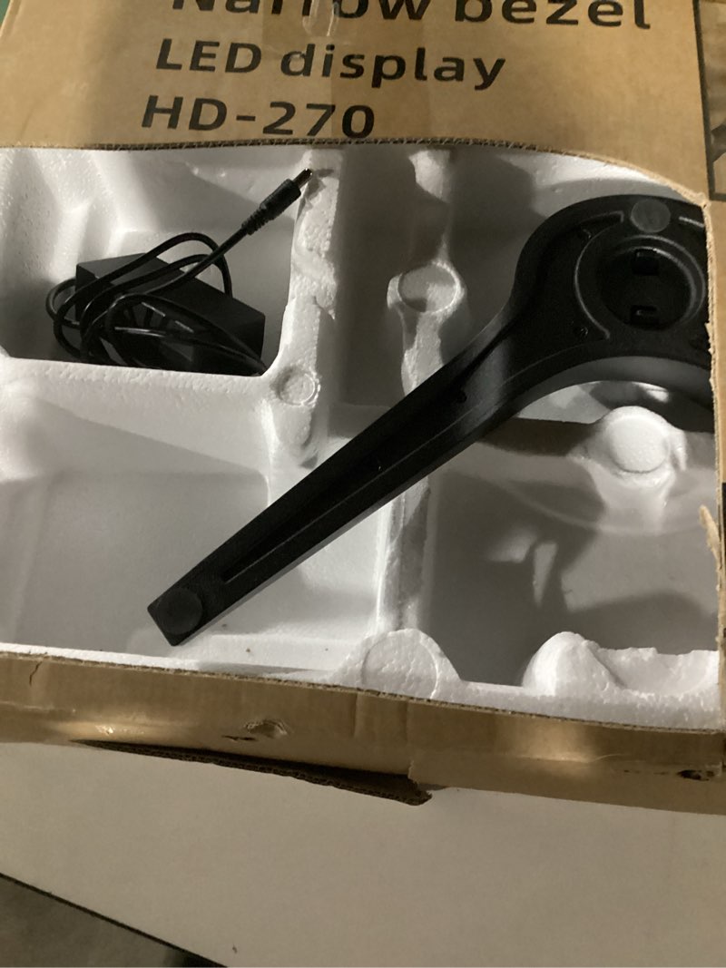 Condition photo showing Good Condition for 27 inch Computer Monitor 1920x1080 Vertical PC Monitor with HDMI VGA AV BNC USB Ports, Multi-Function Stand, VESA, Display Frameless Build-in Speakers for Office Home 27 inch HDMI VGA AV BNC USB Ports