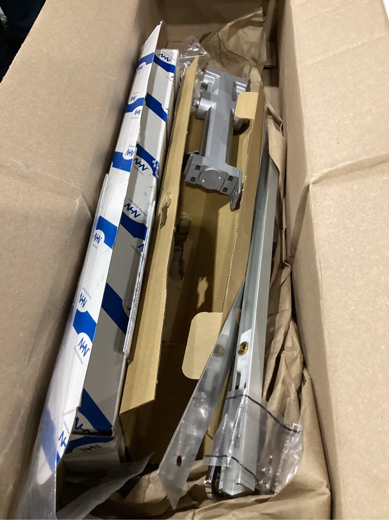 Condition photo showing As Is for nhn1628u-m concealed door closer, non-handed, heavy-duty, up to 88lbs. doors, non-compatible with larson door, dual speed control, invisible door closer spring force 2-3, up to 88lbs doors