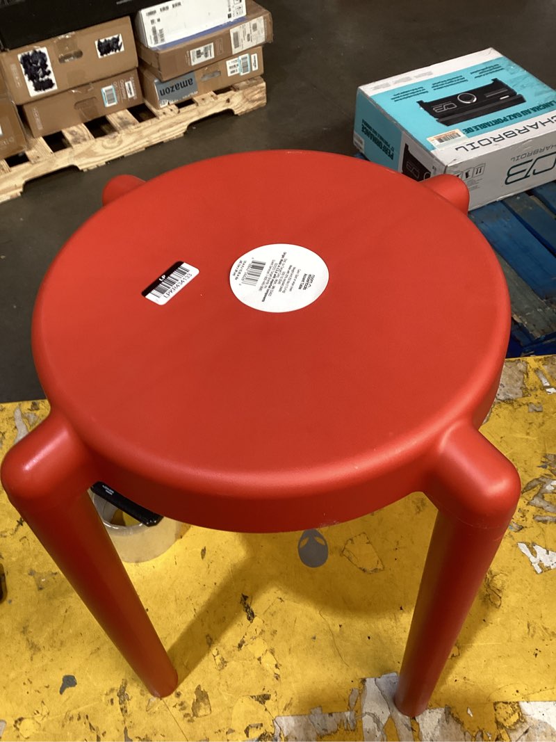 Condition photo showing Good Condition for round accent patio end table burgundy - room essentials™
