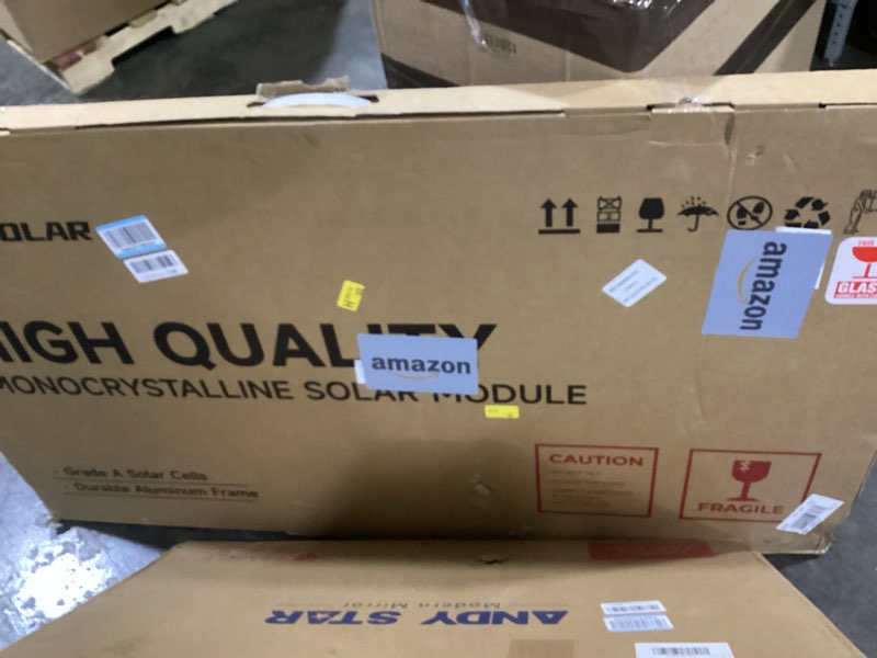 Condition photo showing Good Condition for JJN Bifacial 200 Watt Solar Panel, 16BB N-Type 200W 12V 25% High Efficiency 200W Solar Panels, Monocrystalline Solar Module for RV Home Farm Trailer Camper Marine Off-Grid Solar System 200W N-Type Panel