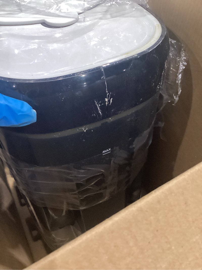 Condition photo showing As Is for baby brezza new and improved formula pro advanced formula dispenser machine - automatically mix a warm formula bottle instantly - easily make bottle with automatic powder blending, white formula pro advanced dispenser