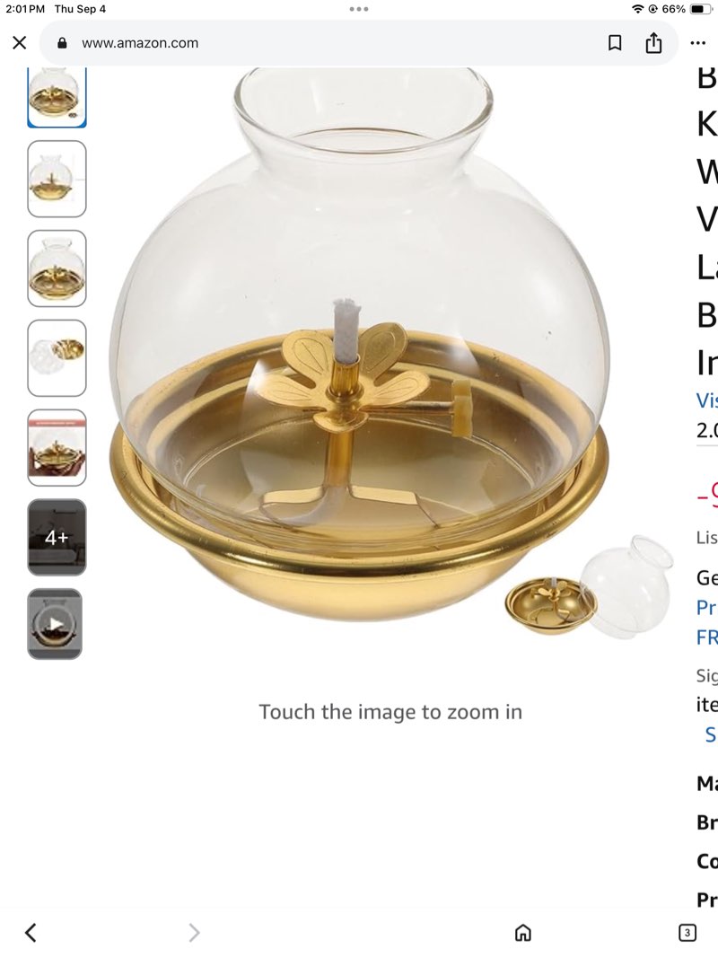 GLASS PENDANT (SIMILAR TO STOCK PHOTO)