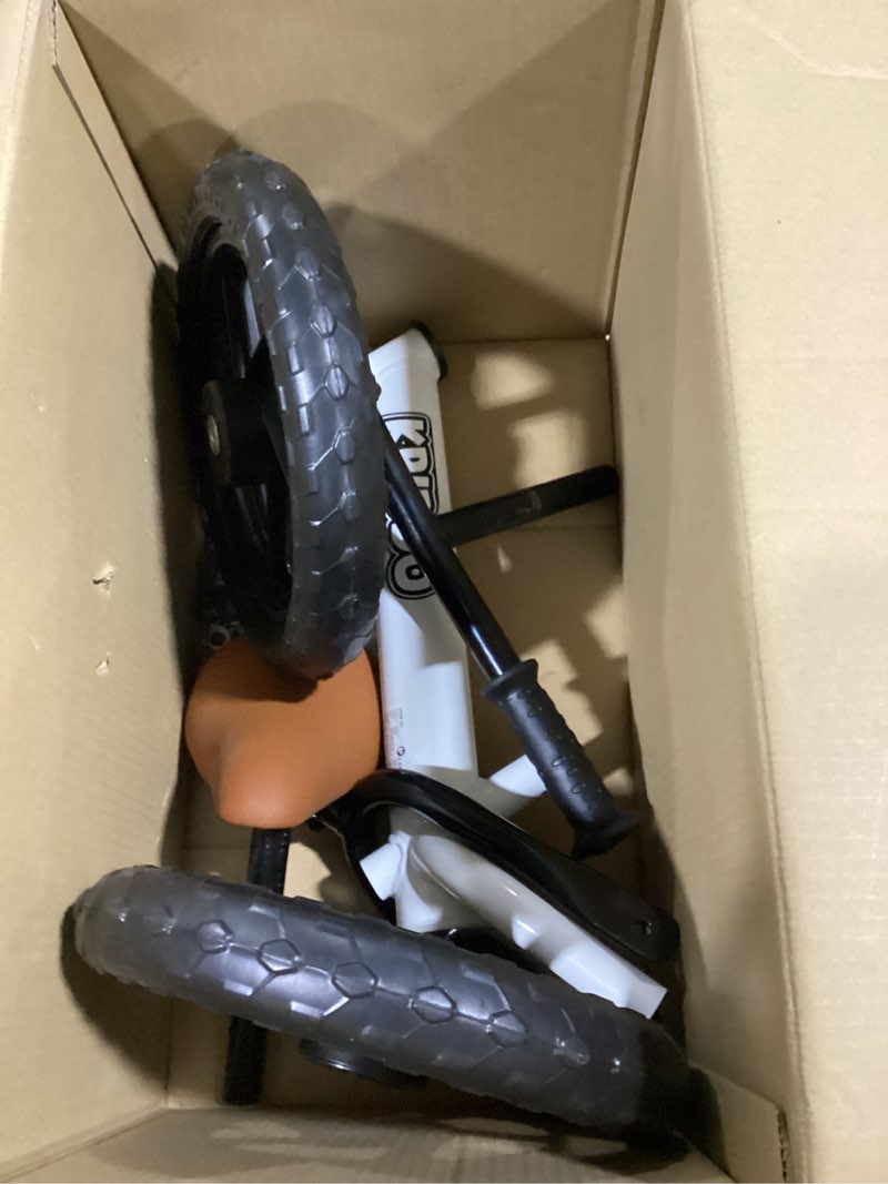 Condition photo showing Good Condition for kriddo toddler balance bike 2 year old, age 24 months to 5 years old, 12 inch push bicycle with customize plate (3 sets of stickers included), gift bike for 2-3 boys girls, white