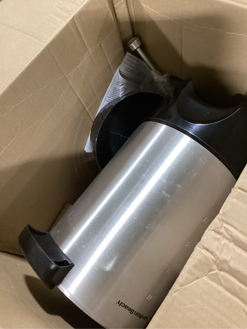 Condition photo showing Good Condition for Hamilton Beach 45 Cup Coffee Urn and Hot Beverage Dispenser, Silver Single-Spout