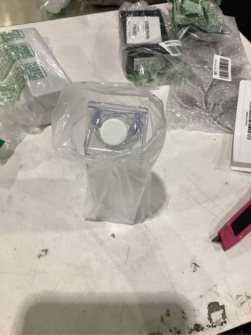 Condition photo showing Good Condition for 17 oz milk carton water bottles clear plastic milk box portable reusable square juice bottles for outdoor sports travel camping activities(2 pieces)