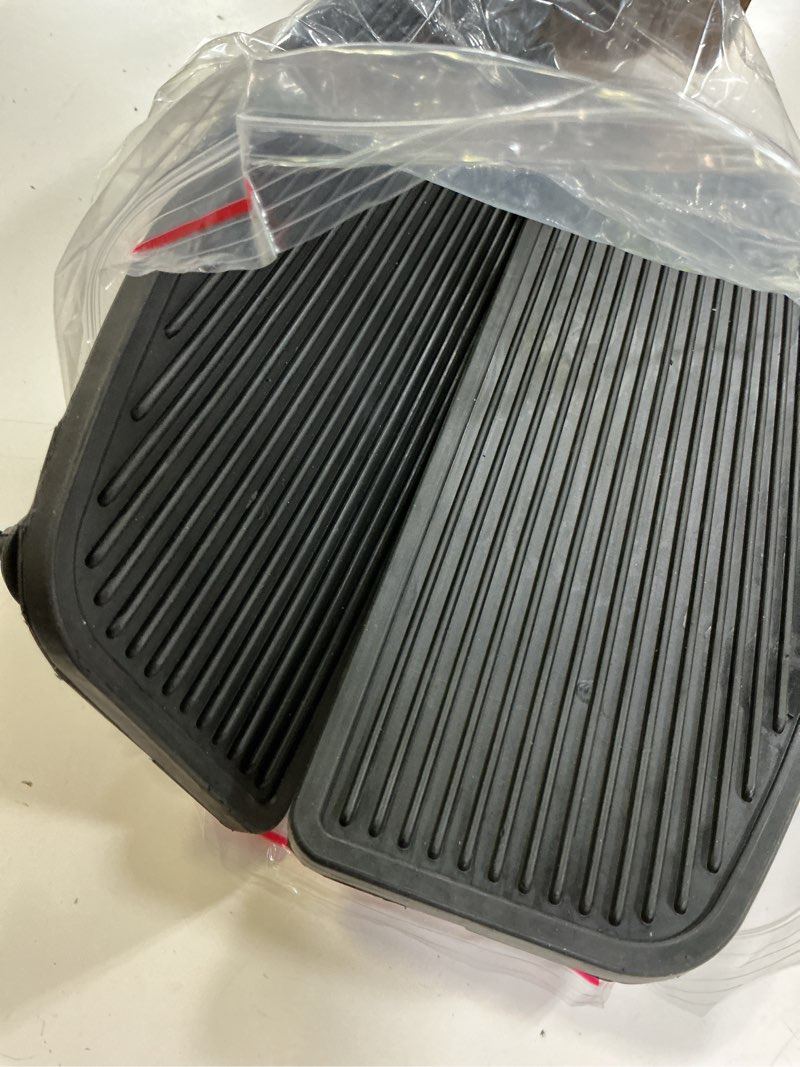 Condition photo showing Good Condition for pbymt front footboard rubber insert rider footboard floorboard foot peg footrest pad compatible for harley touring softail road king electra glide 1986-later