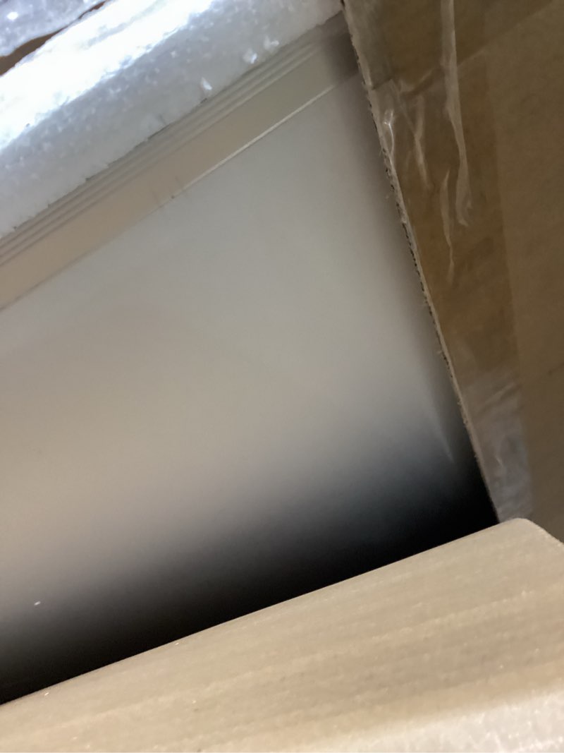 Condition photo showing Good Condition for viz-pro notice board felt gray, 48 x 36 inches, silver aluminium frame 48 x 36 inches gray