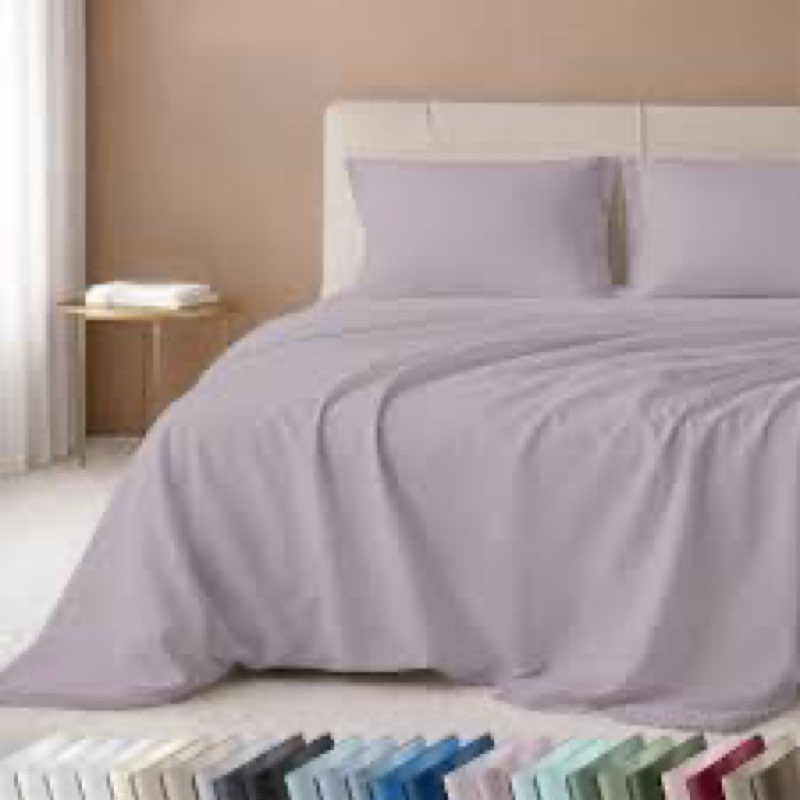 california design den 5-star hotel 600 thread count 100% cotton sheets set - soft & smooth queen she