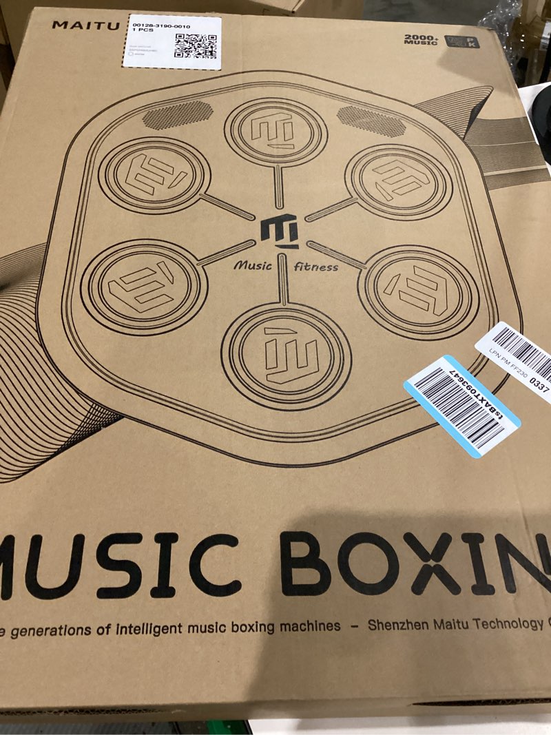 Condition photo showing New/Like New for RMOKA Smart Music Boxing Machine M5, Music Punching Machine with Custom Running Lights, APP Control and Stereo Sound, Wall Mount Boxing Machine for Adults - Home Office Workout Gym Equipment black