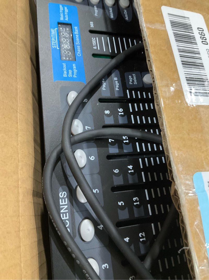 Condition photo showing New/Like New for CO-Z 192 DMX 512 Stage DJ Light Controller Lighting Mixer Board Console for Light Shows, Party Disco Pub Night Club DJs KTV Bars and Moving Heads