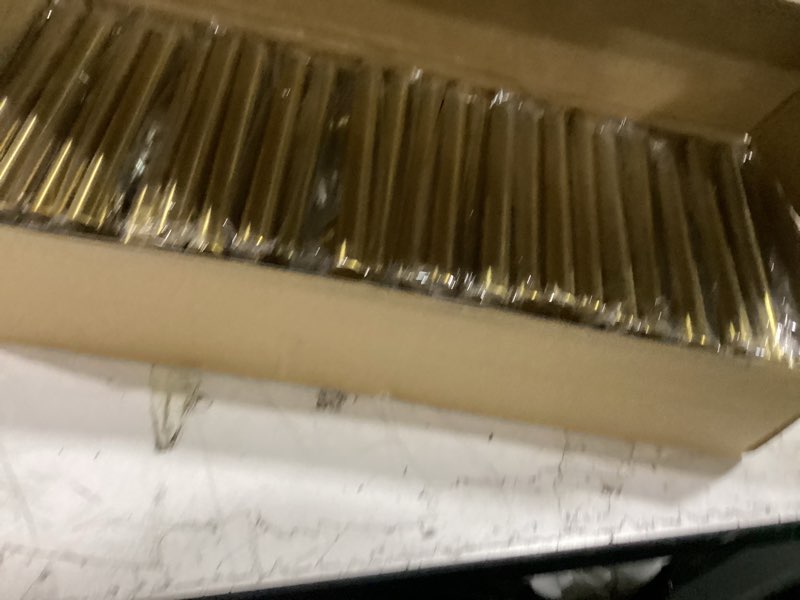 Condition photo showing As Is for 50pack gold cabinet handles 3 inch hole center-brushed brass cabinet pulls gold dresser drawer pulls -stainless steel door hardware for kitchen bathroom bedroom 5 inch length gold 50