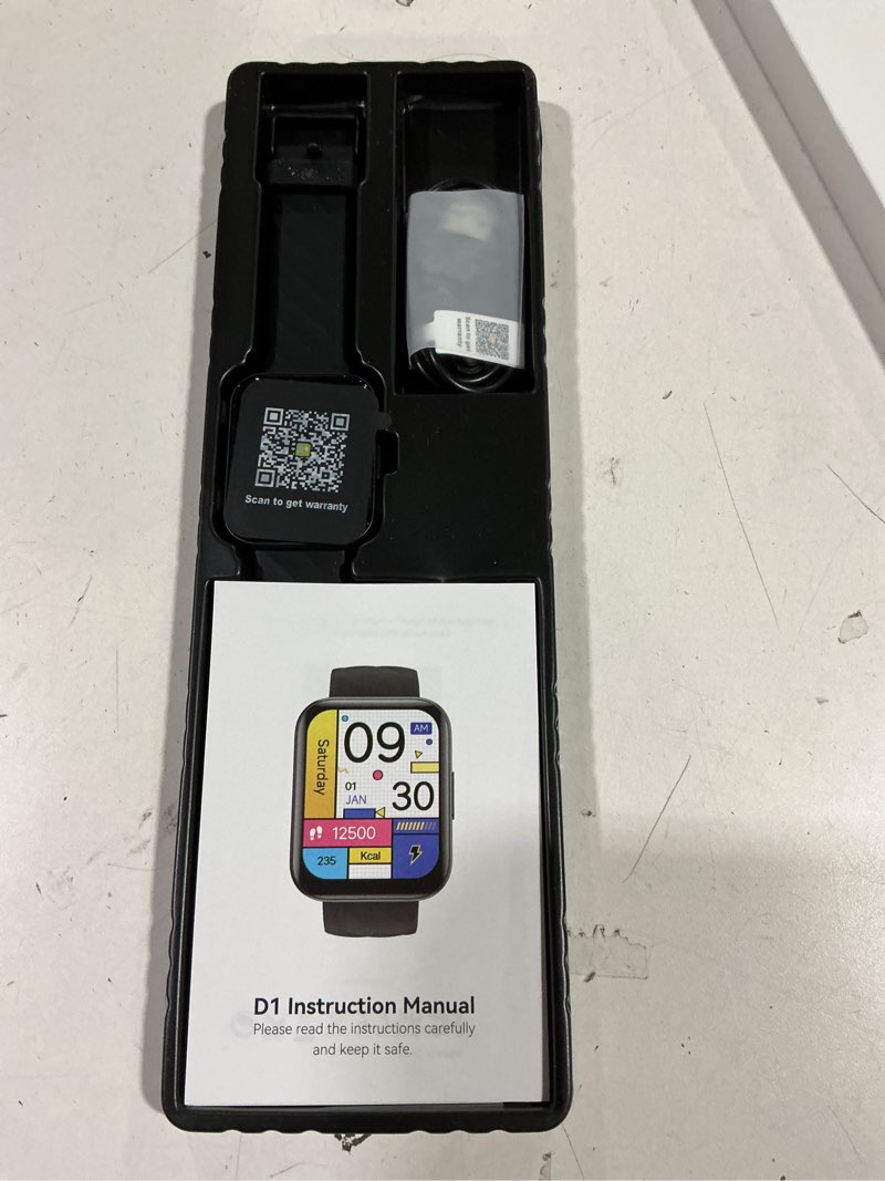 Condition photo showing New/Like New for RUIMEN Smart Watches for Women Men (Answer/Make Calls) Compatible with iPhone/Android Phones, 1.85" HD Screen Fitness Tracker Heart Rate Monitor 100+ Sports Tracker Watch Waterproof (Purple)