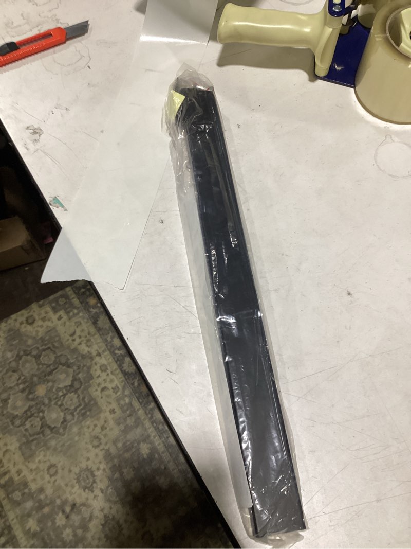 Condition photo showing Good Condition for Expandable Rear Stove Gap Cover for Slide-In Ranges – Stainless Steel, Black Powder Coated – Adjustable Up to 32? – Dual Install Options 1.5" wide