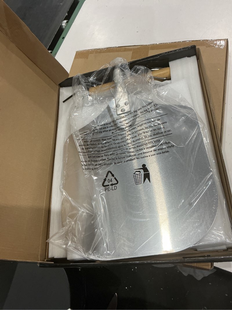 Condition photo showing Good Condition for pizza steel pro by hans grill | xl 1/4" thick square conductive metal baking steel for oven and bbq cooking pizzas | bake and grill bread and calzone with our cast iron pizza stone