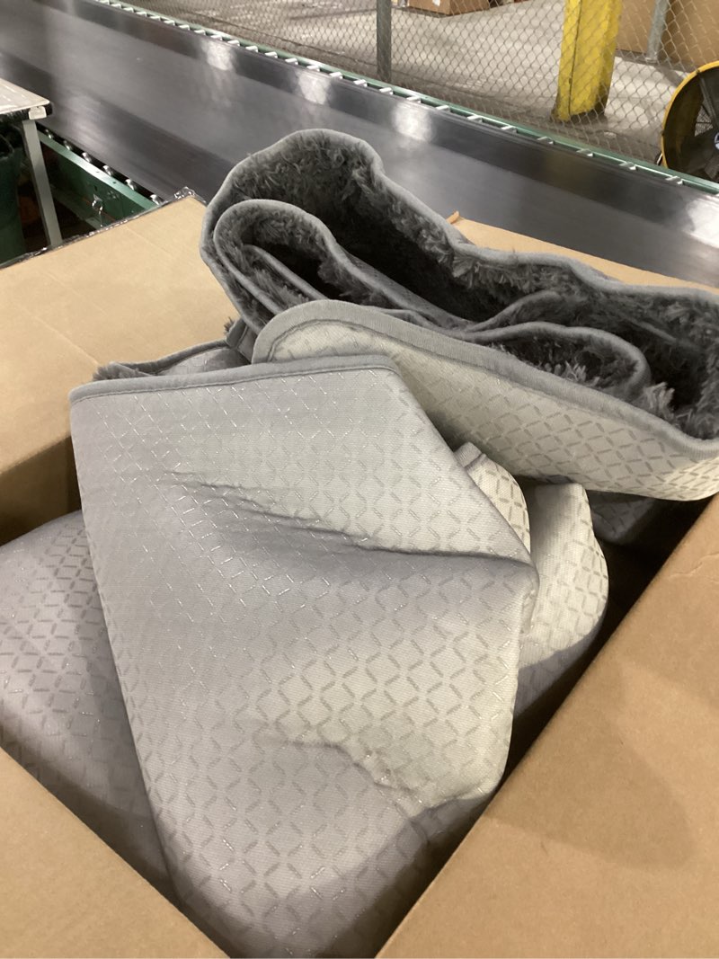 Ophanie 8x10 Area Rugs for Living Room, Upgrade Non-Slip Fluffy Soft Large Shag Bedroom Carpet, Grey