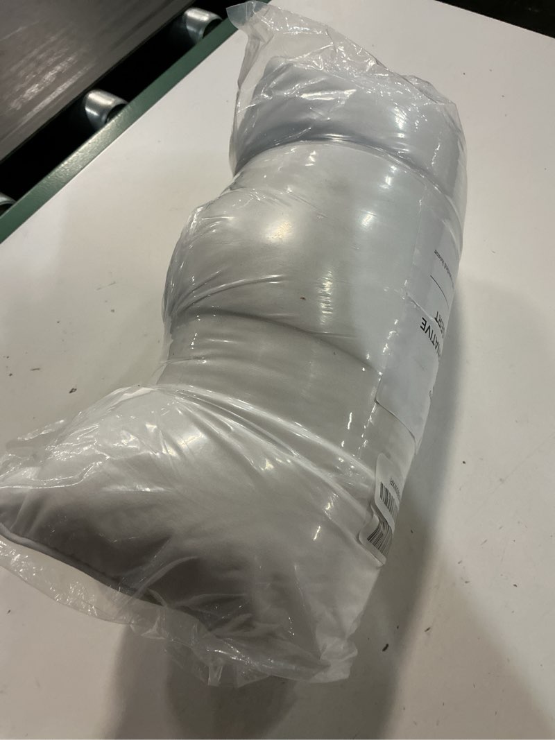 Condition photo showing Good Condition for hofdeco premium lumbar pillow insert, 13"x21" (for cover size 12"x20") water resistant synthetic down alternative sham stuffer for patio, bench, garden, white 13"x21" 13"x21"