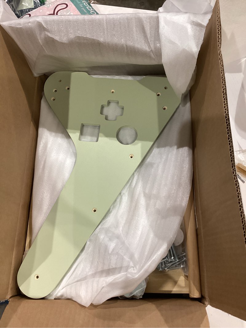 Condition photo showing Good Condition for Wooden Baby Walker with Wheels, Baby Walker for Boys 12 Months Push Toy, Montessori Walking Toys for 1 Year Old Activity Center Green baby walker