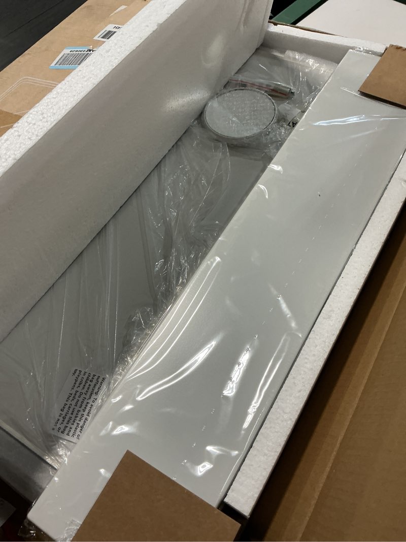 Condition photo showing New/Like New for novlux vanity mirror with lights, 24"x20" hollywood lighted makeup mirror for tabletop & bedroom 3 color lighting modes smart touch control 360° rotation detachable 24"l x 20"w