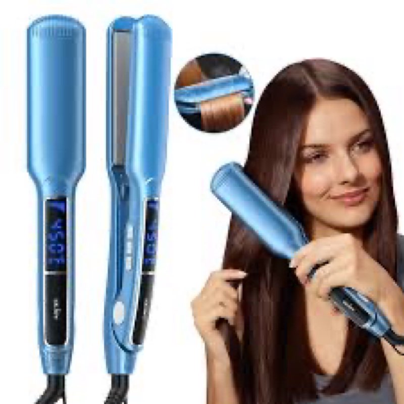 SEJOY Professional Hair Straightener Flat Iron with Adjustable Temp 300-450°F PTC Ceramic Plates Auto Shut-Off