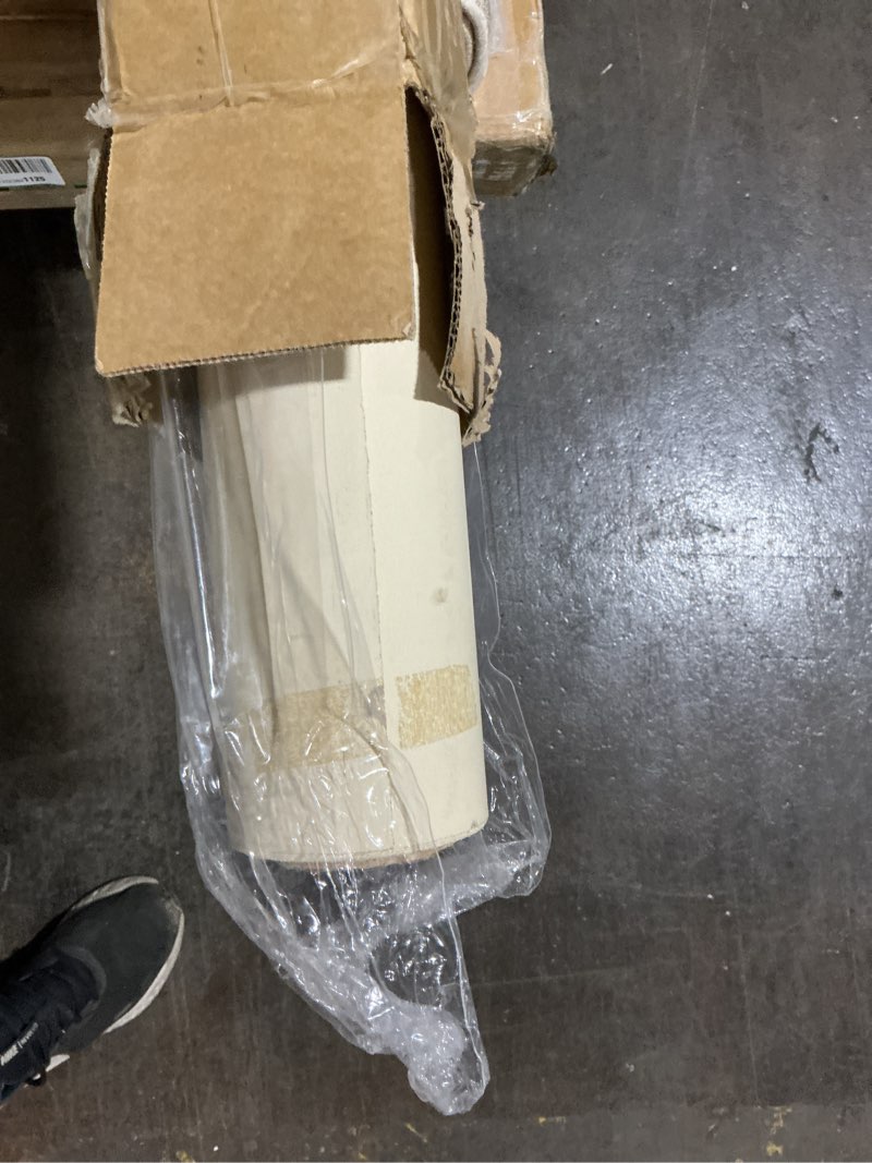 Condition photo showing As Is for Kate Seamless Paper Backdrop Beige Cream Paper Backdrop for Photoshoot (86''x32.8' Ivorine)