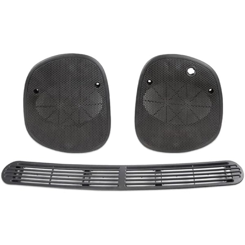Defrost Vent Cover Left Right Grille for Chevy for Blazer 1998-2005, for GMC for Jimmy 1998-2001 for Sonoma 1998-2004, for Olds for Bravada 1998-2001 Plastic Dark Gray 1pc WEF0378