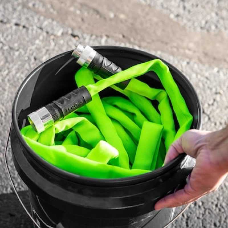 Zero-G Pro Teknor Apex Contractor -Duty Kink Free Woven Green Coiled Hose