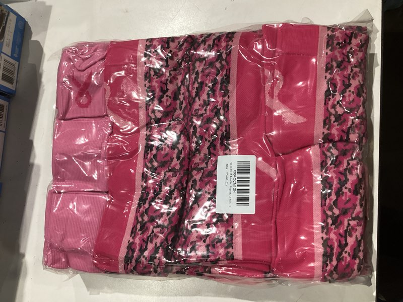 Condition photo showing New/Like New for 24 Pairs Breast Cancer Awareness Socks Bluk Pink Football Socks With Wrist Sweatbands Athletic Accessories for Volunteer One Size Black-2 24