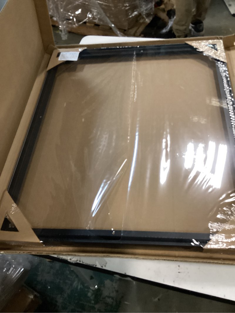 Condition photo showing New/Like New for 20x24 Assembled Canvas Frame for 0.6"-0.9" Deep Stretched Canvas, 0.75" Depth Floating Frame, Black(1PCS,Aluminum)