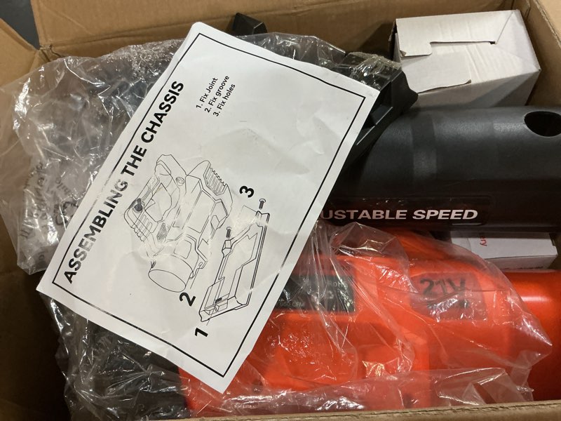 Condition photo showing Good Condition for Decerk 21V Leaf Blower Cordless, Electric Snow Blowers with 2X 4.0Ah Battery,...