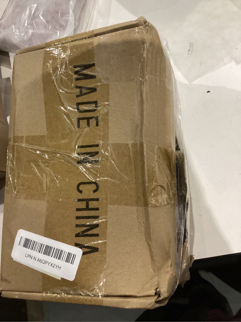 Condition photo showing As Is for 12 Pack - 8 inch Black Hidden L Shelf Bracket (1/5 Inch Thicked) Iron Floating Shelf Brackets Rustic Industrial Metal Brackets for Shelf Support Black 12 Pack 8 Inch