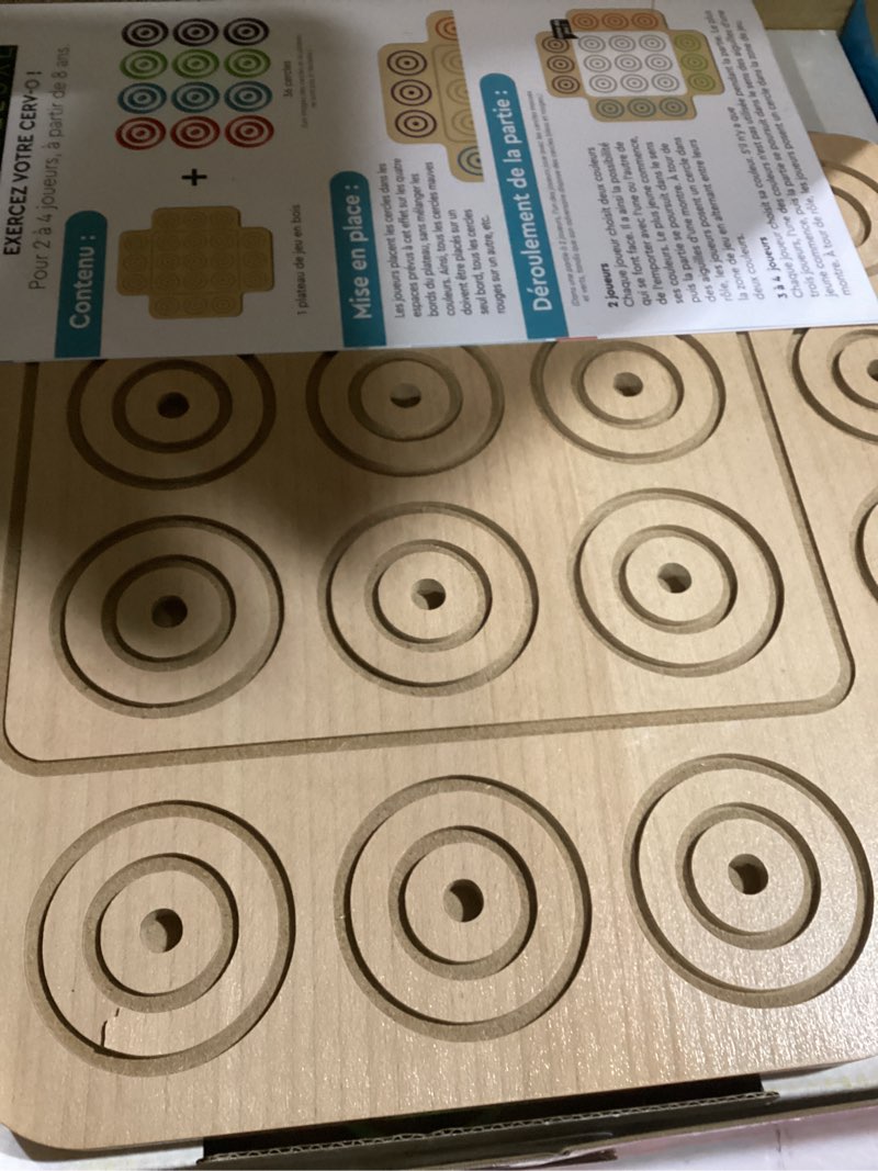 Condition photo showing Good Condition for Spin Master Games, Otrio Wood Strategy Game, Interactive Puzzle Game, STEM Activity, 2 Players, for Ages 8 &Up