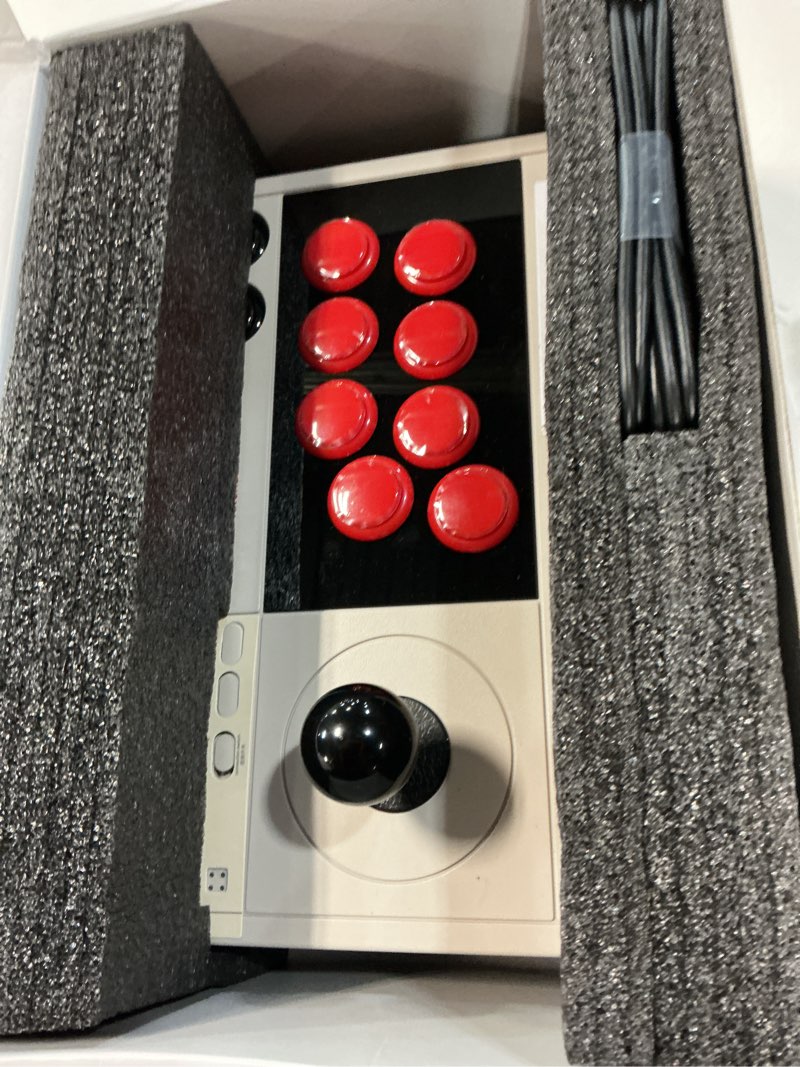 Condition photo showing Good Condition for 8bitdo arcade stick for switch & windows, arcade fight stick support wireless bluetooth, 2.4g receiver and wired connection