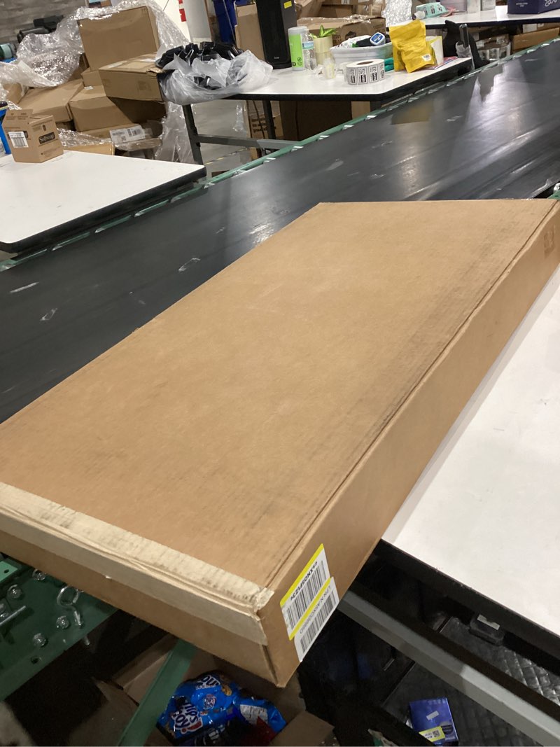 Condition photo showing New/Like New for Ekena Millwork 16"W x 29"H Rectangle Urethane Gable Vent Louver, Non-Functional 16-in. W x 29-in. H Decorative