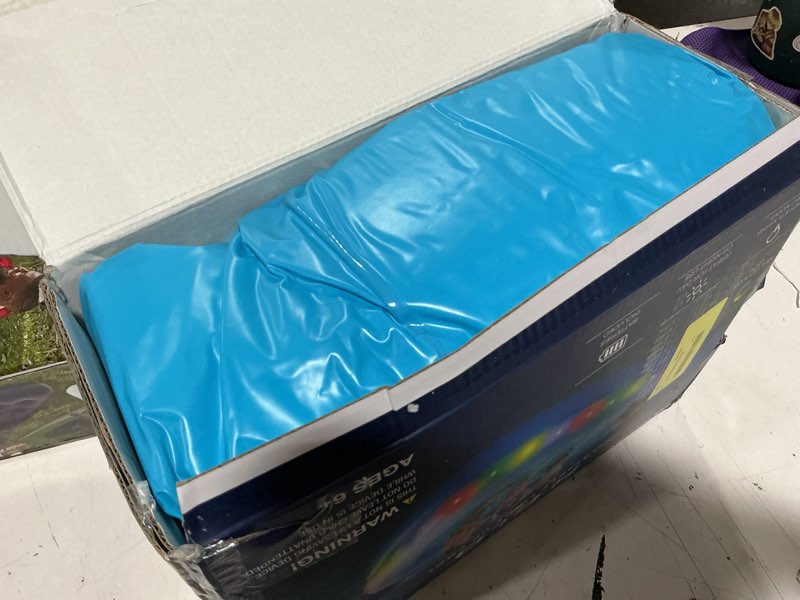 Condition photo showing Good Condition for merkury innovations hglo 6 ft inflatable led swimming pool, multi-colored light