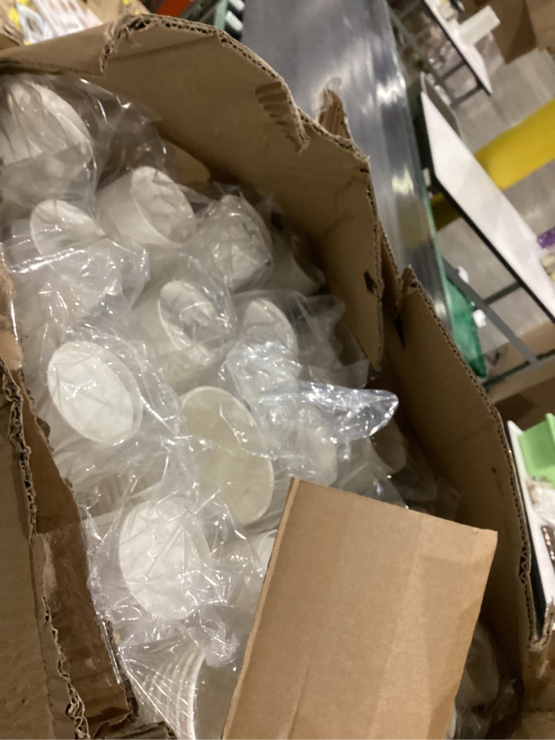 Condition photo showing Good Condition for Amazon Basics Disposable Coffee Cups, 10 ounces, Paper, 1000 Count (Pack of 1), White 10 fl oz 1000 Count