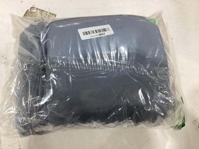Condition photo showing New/Like New for mellanni queen sheets set - 4 pc iconic collection bedding - hotel luxury, extra soft, cooling bed sheets - wrinkle, fade, stain resistant (queen, mineral gray) 1375 mineral gray queen