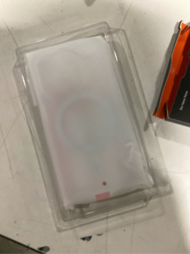 Condition photo showing New/Like New for torras magnetic shockproof for iphone 15 pro case, [military-grade drop tested][compatible with magsafe] clear hard pc back with silicone slim protective cover anti-fingerprint, clear iphone 15 pro clear