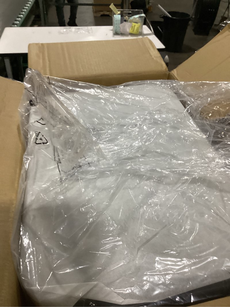 Condition photo showing Good Condition for qualiazero 50l / 13 gallon stainless steel step-on kitchen trash can soft-close lid, fingerprint-resistant, removable liner, slim rectangle modern design for home, office, commercial