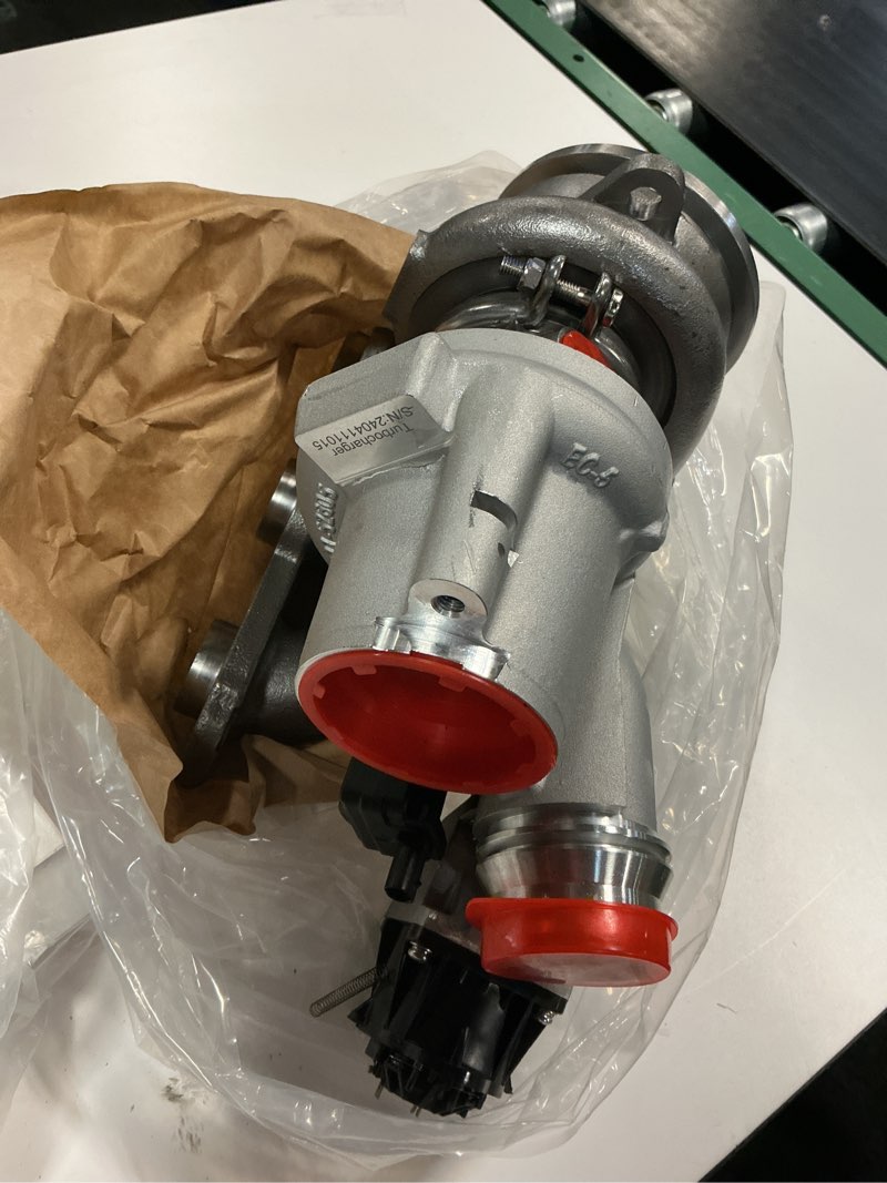 Condition photo showing As Is for parod complete turbocharger with gasket kit fit for 2013-2018 buick encore, 2011-2016 chevy cruze, 2016 cruze limited, 2012-2020 sonic, 2013-2018 trax 1.4l l4 replace#667203 55565353