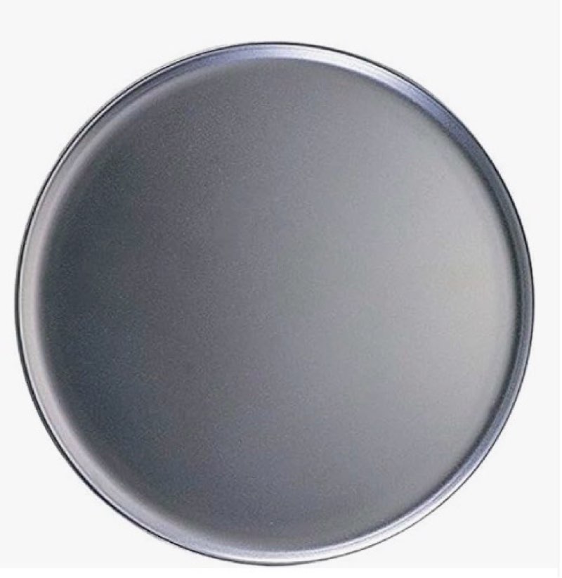 American Metalcraft HACTP16 Coupe Style Pan, Heavy Weight, 14 Gauge Thickness, 16" Dia., Aluminum, Silver