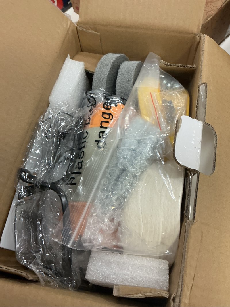 Condition photo showing Good Condition for jewelry polisher versatile polishers & buffers for bench grinder - ideal for jewelry polishing and finishing jobs,with 6 cloth wheels, 2 abrasive fiber wheels, safety glass, 3 polish compound jewelry polisher 4
