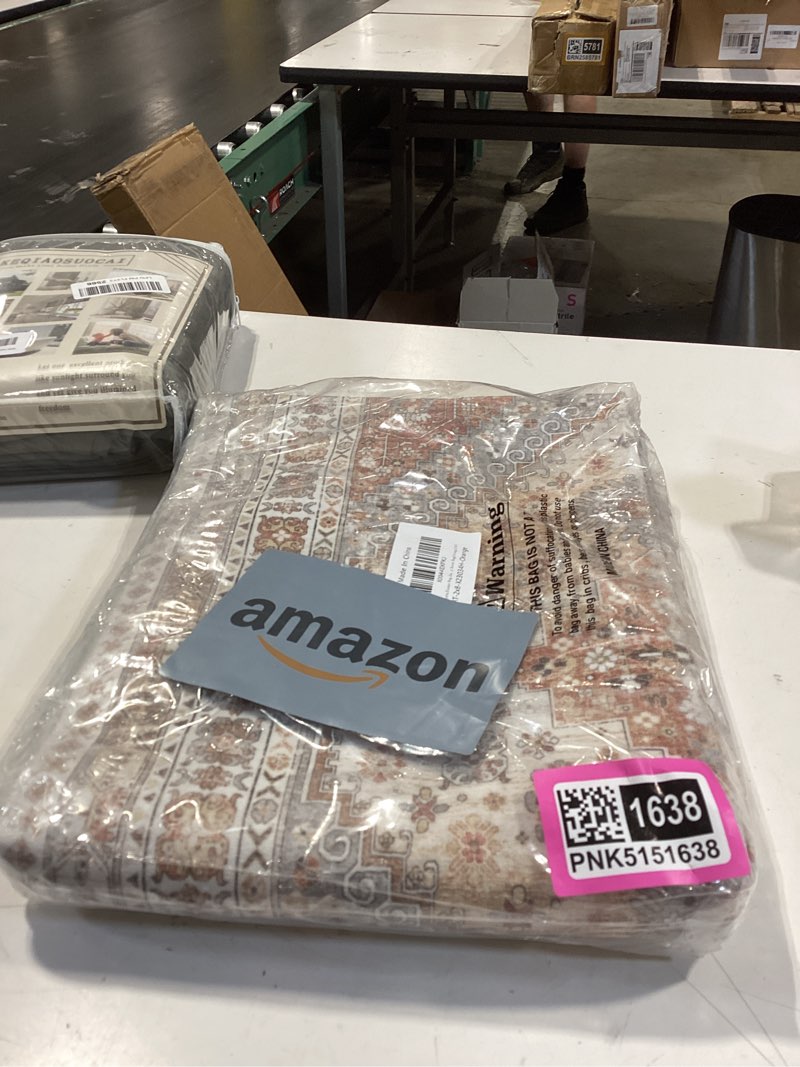 Condition photo showing New/Like New for simir to lahome boho kitchen rugs washable - 2x3 small non-slip entry rugs for inside house oriental throw area rugs for bedroom accent distressed floor doormat carpet for bathroom entryway laundry living rooma