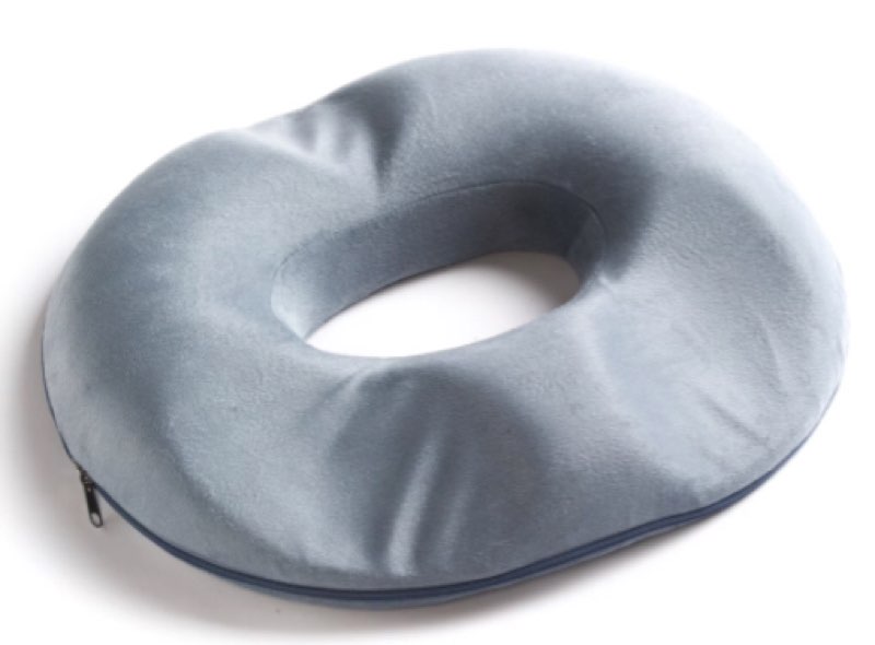 Black Mountain Products Bmp Donut Orthopedic Tailbone Seat Cushion - Grey