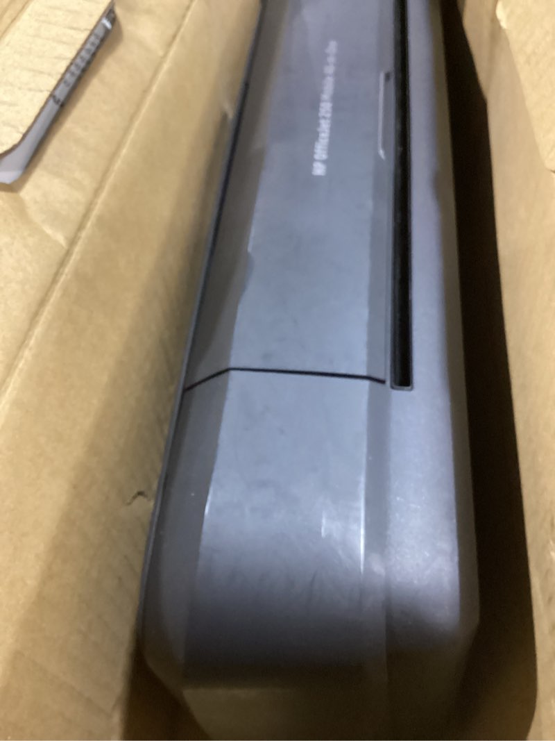 Condition photo showing As Is for HP OfficeJet 250 Wireless Mobile Printer, Scanner, Copier - Black, Battery Included (CZ992A)