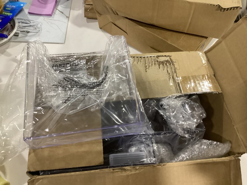 Condition photo showing New/Like New for Ripeng 8 Pack Brochure Holder Wall Mount 6 x 9 Inch Clear Flyer Holder Magazine Pamphlet Display Stand Acrylic Wall Organizer Plastic Wall File Holder for Literature Mail Paper document Rack Display