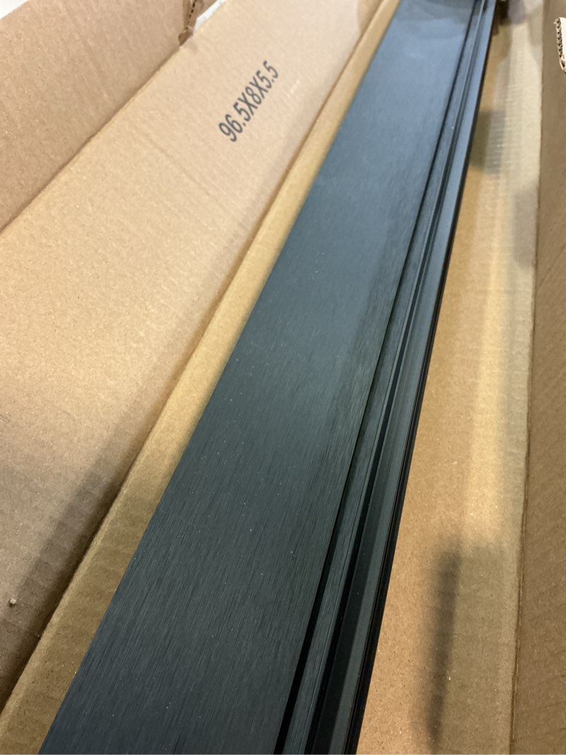Condition photo showing Good Condition for canvas frame for 36x36 oil paintings, 1.5” deep diy metal canvas floater frame for home office gallery wall art minimalist landscape or portrait (black) 36x36\" black