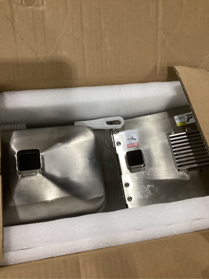 Condition photo showing As Is for not tested used cgoldenwall 1500w commercial oil press machine oil extractor expeller with intelligent temperature controller/industrial motor/all stainless steel/ce (110v, us plug)