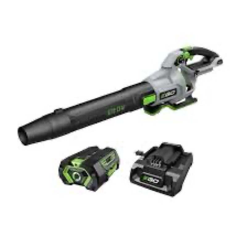ego power+ 56-volt 670-cfm 180-mph battery handheld leaf blower 4.0 ah battery included charger include