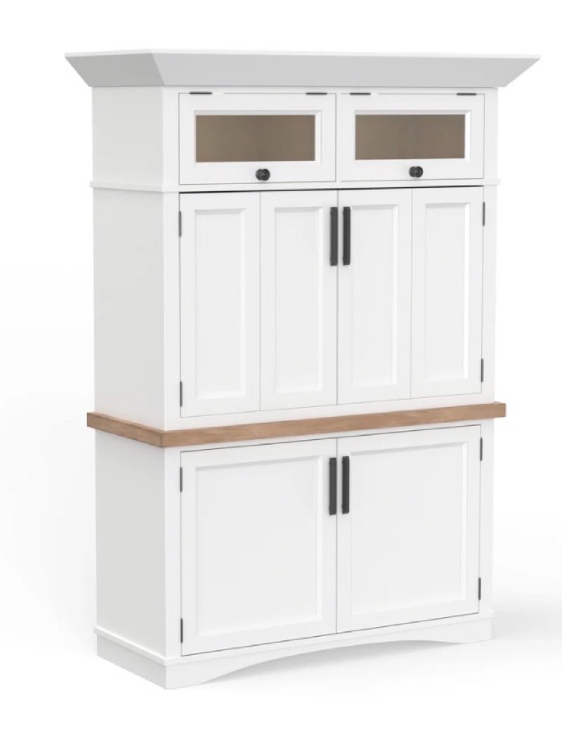 AMERICANA MODERN - COTTON WORKSTATION WITH LED LIGHT(incomplatete  issong box a)