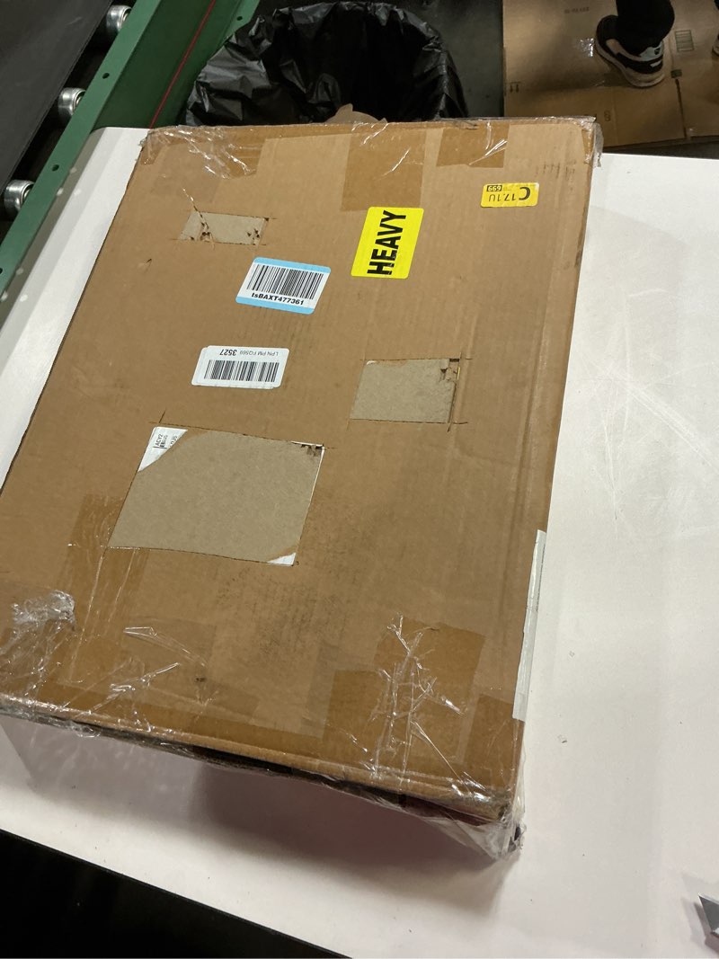 Condition photo showing Good Condition for Amazon Basics Pre-Seasoned Cast Iron Skillet, Oven Safe, Even Heating, Heavy-Duty & Large, 15-Inch, Black 15"